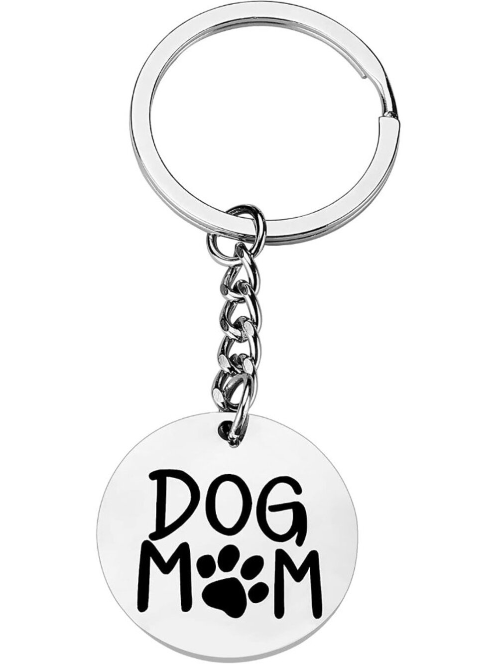 for Women Mother’s Day Gift Keychain Funny Dog Tag Pendent Mother Keyring from D